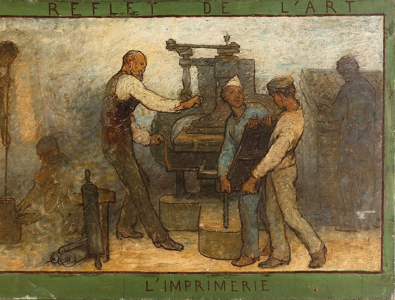 1836-Edmond - Eugène Valton - Direttamente o indirettamente, tutte le professioni hanno bisogno di essere toccate da un riflesso dell'arte